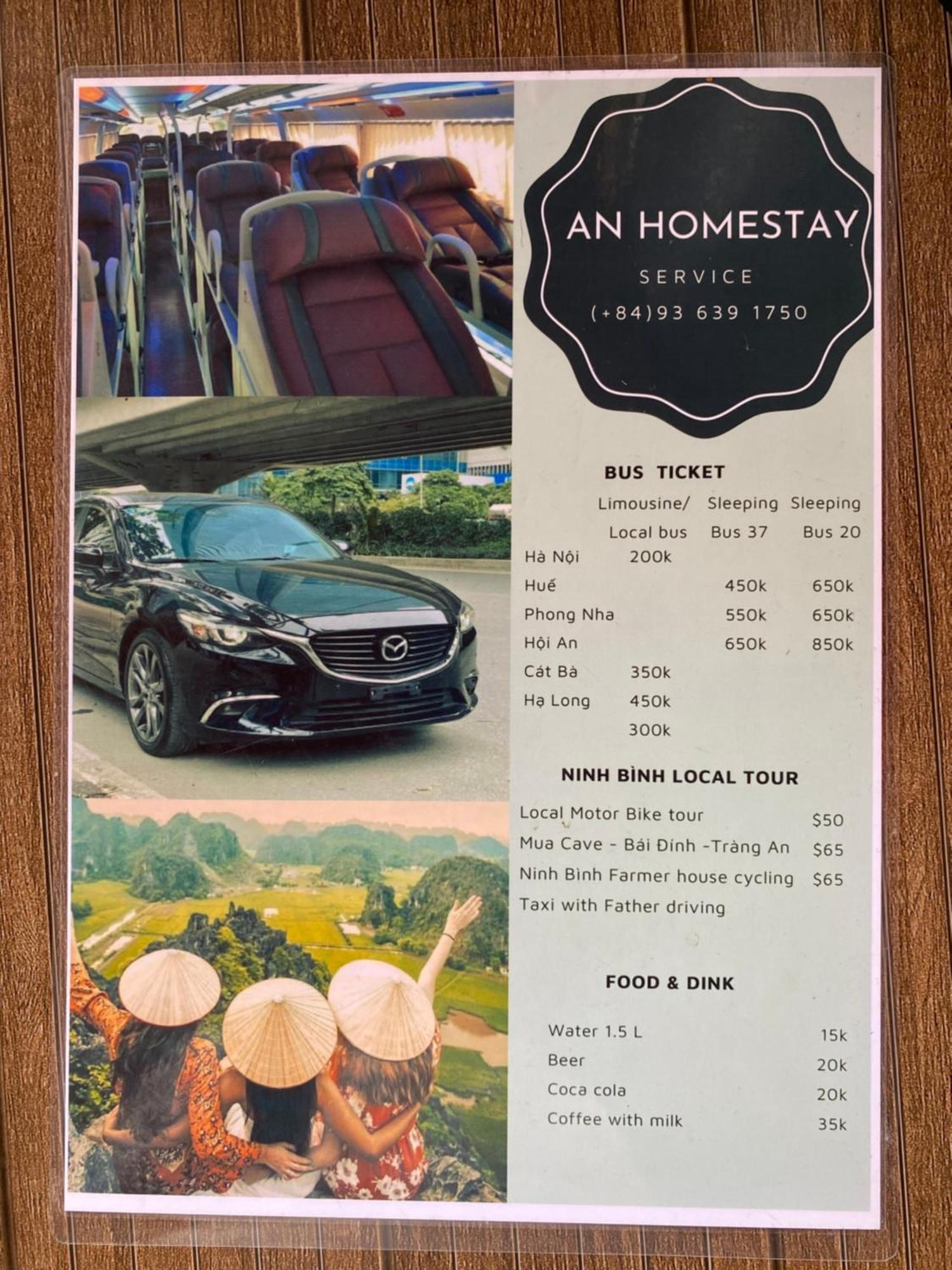 An Homestay Tam Coc Ninh Binh Exterior foto